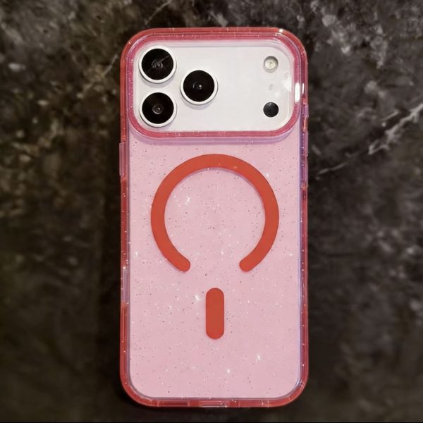 Case Glitter Rosa ✨ (MagSafe)